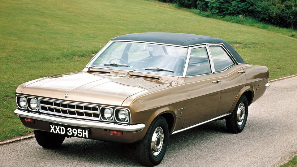 he Vauxhall Ventora: even everyman cars had a hint of brawn to them.