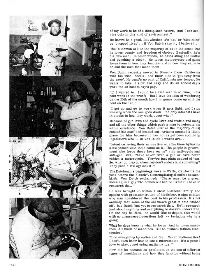 Whatever Happened to Von Dutch? Influx